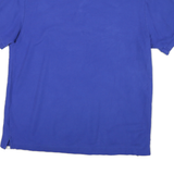 TOMMY HILFIGER Mens Blue Polo Shirt XL Cotton Trim Fit Classic Logo