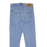 LEVI'S 501 BIG E Womens Slim Jeans Denim Light W28 L27 Distressed