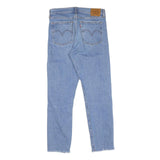 LEVI'S 501 BIG E Womens Slim Jeans Denim Light W28 L27 Distressed