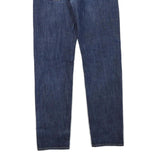 CARHARTT Mens Jeans Blue Regular Straight Denim Raw W32 L32 Button Closure
