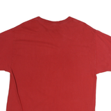 PRO EDGE Mens Red Crimson & White Hoosiers For Life Graphic T-Shirt L Crew Neck