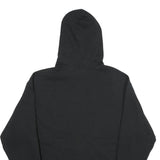 CHAMPION Mens Black Pullover Hoodie L Cotton Blend Classic Logo Hoodie