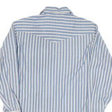 WRANGLER Mens Blue & White Stripe Western Shirt M Classic Button Design