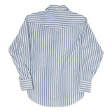 WRANGLER Mens Blue & White Stripe Western Shirt M Classic Button Design