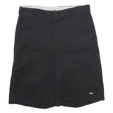 DICKIES Mens Shorts Black Casual L W36 Workwear Durable Polyester Blend