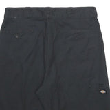 DICKIES Mens Shorts Black Casual L W36 Workwear Durable Polyester Blend
