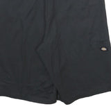 DICKIES Mens Shorts Black Casual L W36 Workwear Durable Polyester Blend