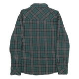 WIND RIVER Mens Green & Black Check Shirt L Cotton Long Sleeve Casual