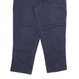 CARHARTT Mens Cotton Blend Navy Relaxed Straight Trousers W38 L30 Workwear