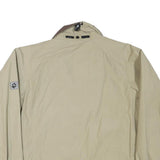 JACK WOLFSKIN Womens Beige & Brown Outdoor Jacket L Polyester Blend Zip Casual