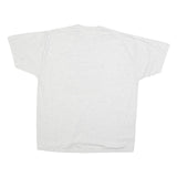 JERZEES Mens White XL Graphic T-Shirt Short Sleeve Crew Neck Cotton Blend