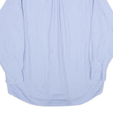 TOMMY HILFIGER Mens Blue Classic Cotton Shirt L Formal Button Long Sleeve