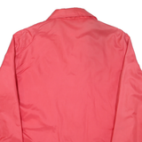 OUTDOOR Mens Red Button Nylon Jacket M Classic Casual Lightweight Windbreaker