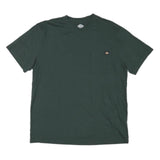 DICKIES Mens Green Pocket T-Shirt XL Short Sleeve Crew Neck Workwear Casual