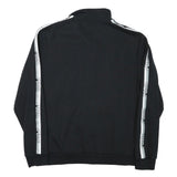 PUMA Mens Black Jacket L Cotton Blend Zip Plain Sports Logo Track Jacket