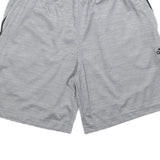 ADIDAS Mens Grey Casual Polyester Sports Shorts M W28 Lightweight Activewear