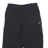 NIKE Womens Black Sports Cargo Shorts L W30 Lightweight Casual Polyester Blend