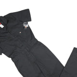 DICKIES Womens Black Cotton Regular Fit Dungarees M W32 L26 Workwear Utility