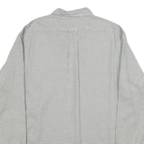 RALPH LAUREN Mens Grey & White Check Shirt L Cotton Casual Classic