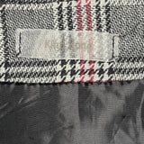 King Kong Checked Mini Skirt - 26W UK 6 Grey Cotton Blend