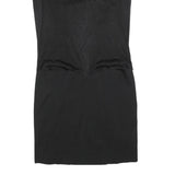 GUCCI Womens Black Day Cotton Blend Sleeveless Midi Dress M Elegant Fit