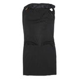 GUCCI Womens Black Day Cotton Blend Sleeveless Midi Dress M Elegant Fit