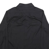 BARBADOS Mens Black Shirt L Polyester Blend Long Sleeve Button Closure