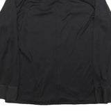 BARBADOS Mens Black Shirt L Polyester Blend Long Sleeve Button Closure