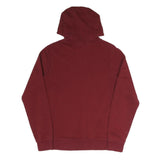 NIKE Mens Maroon Hoodie S Cotton Blend Pullover Hooded Sweatshirt