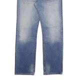 LEVI'S 501 Mens Jeans Blue Regular Straight Denim Medium W38 L34 Button Closure