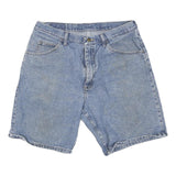 WRANGLER Mens Denim Blue Casual Shorts M W34 Cotton Blend Classic Fit