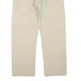 LEVI'S 501 Mens Jeans Beige Regular Straight Denim W34 L26 Button Cotton Blend