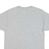 CHAMPION Mens Grey Crew Neck T-Shirt L Cotton Blend Casual Short Sleeve
