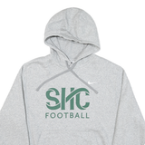 NIKE Mens Grey SMC Football Pullover Hoodie M Cotton Blend Casual Sports
