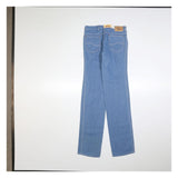 EL PASO Womens Jeans Blue Regular Straight Denim Medium W29 L36 Zip Closure