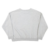 PUMA Womens Grey Sweatshirt Crew Neck XL Cotton Blend Logo Print Casual Pullover