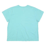CHAMPION Womens Blue & Pink Graphic T-Shirt XL Short Sleeve Crew Neck Casual