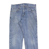 WRANGLER Mens Regular Blue Denim Rinse Jeans W34 L29 Classic Zip Closure Casual