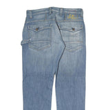 JACK & JONES Mens Jeans Blue Regular Straight Denim Medium W34 L31 Casual Wear