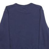 PUMA Mens Blue Crew Neck Sweatshirt M Cotton Blend Pullover Casual Sportswear