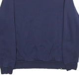 PUMA Mens Blue Crew Neck Sweatshirt M Cotton Blend Pullover Casual Sportswear