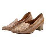 BLEIL Loafer Shoes Brown Synthetic Womens UK 5