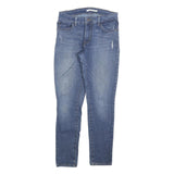 LEVI'S 711 Womens Jeans Blue Slim Skinny Denim Medium W28 L28 Zip
