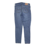 LEVI'S 711 Womens Jeans Blue Slim Skinny Denim Medium W28 L28 Zip