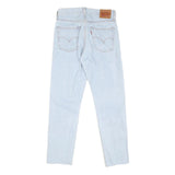 LEVI'S Womens Jeans Blue Regular Straight Denim Light W25 L26 Distressed