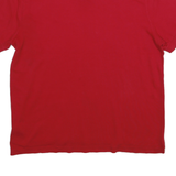 CHAPS Mens Red Polo Shirt XL Custom Fit Cotton Short Sleeve Plain