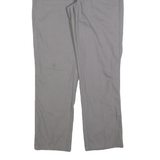 DICKIES Mens Regular Fit Grey Cotton Blend Trousers W32 L30 Workwear Chino