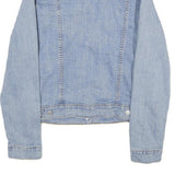 LEVI'S Womens Blue Denim Jacket L Cotton Button Front Classic Fit Casual