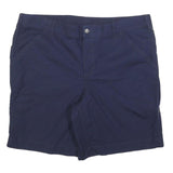 CARHARTT Womens Shorts Blue Casual XL W40 Cotton Blend Relaxed Fit