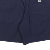 CARHARTT Womens Shorts Blue Casual XL W40 Cotton Blend Relaxed Fit
